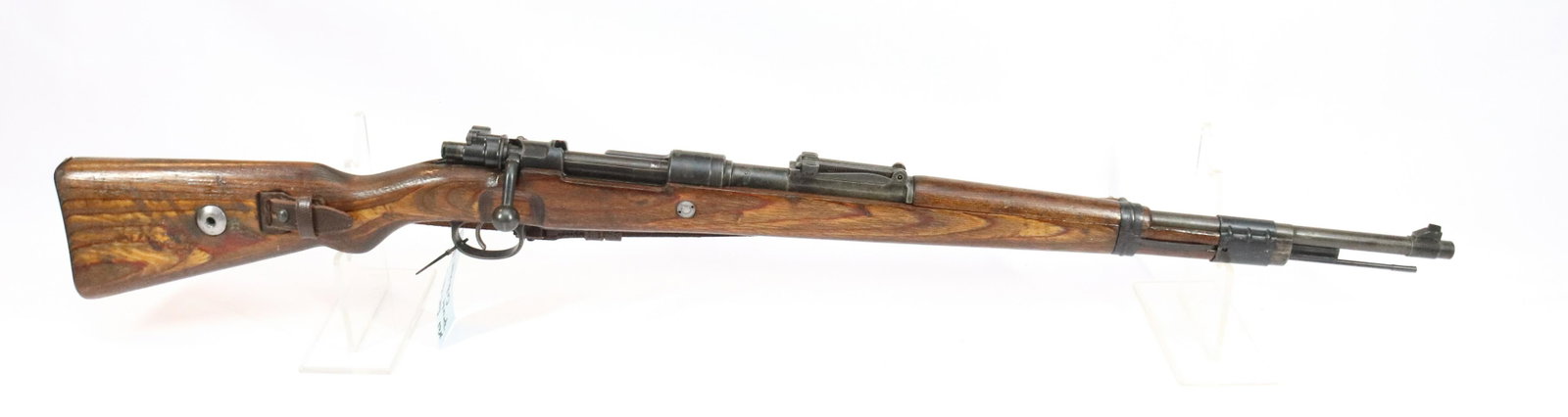 GERMAN WWII MAUSER MODEL 98, 1944: BARREL PROOF MARKS WITH EAGLES AND STOCK CARTOUCHES - SERIAL# (BARREL) 7893 - THIS GUN REQUIRES REGISTRATION Terms: Hartzell’s Auction Gallery will handle all Background Checks On-Site. Sunday A