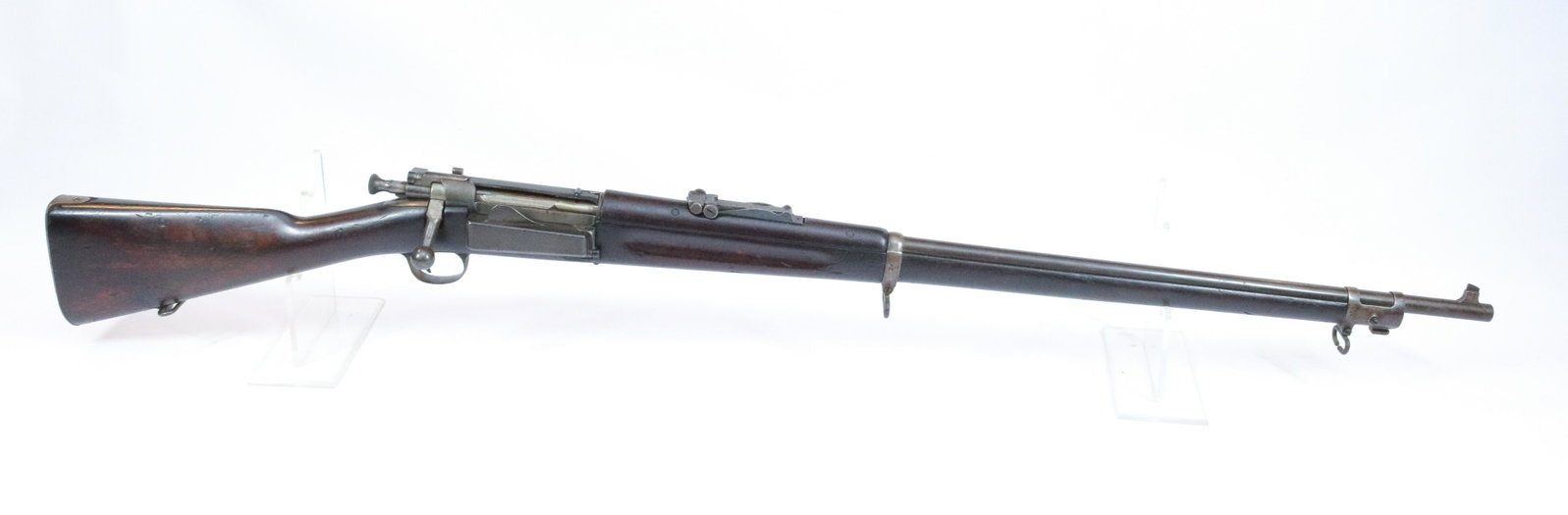 U.S. SPRINGFIELD MODEL 1898: 30-40 KRAG RIFLE , SERIAL# 106170 - THIS GUN REQUIRES REGISTRATION Size: 30" BARREL Terms: Hartzell’s Auction Gallery will handle all Background Checks On-Site. Sunday April 3rd from 9:00am till
