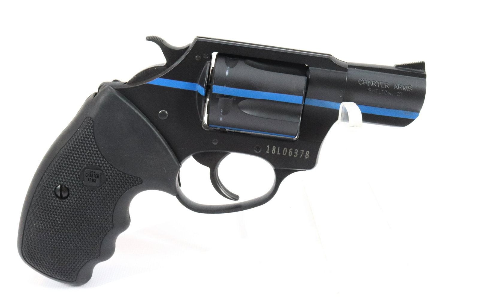 CHARTER ARMS THIN LINE REVOLVER: .38 SPECIAL, SERIAL#18L06378 - 2" BARREL - NEW IN BOX - THIS GUN REQUIRES REGISTRATION Size: 2" BARREL Terms: Hartzell’s Auction Gallery will handle all Background Checks On-Site. Sunday April 3