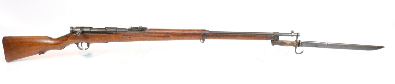 JAPANESE ARISAKA TRAINING RIFLE WITH BAYONET: 6.5 JAP - SERIAL# 94 - TRAINING RIFLE. NOT TO BE FIRED. Size: 32" BARREL Terms: Hartzellâ€™s Auction Gallery will handle all Background Checks On-Site. Sunday April 3rd from 9:00am till 2:00pm or