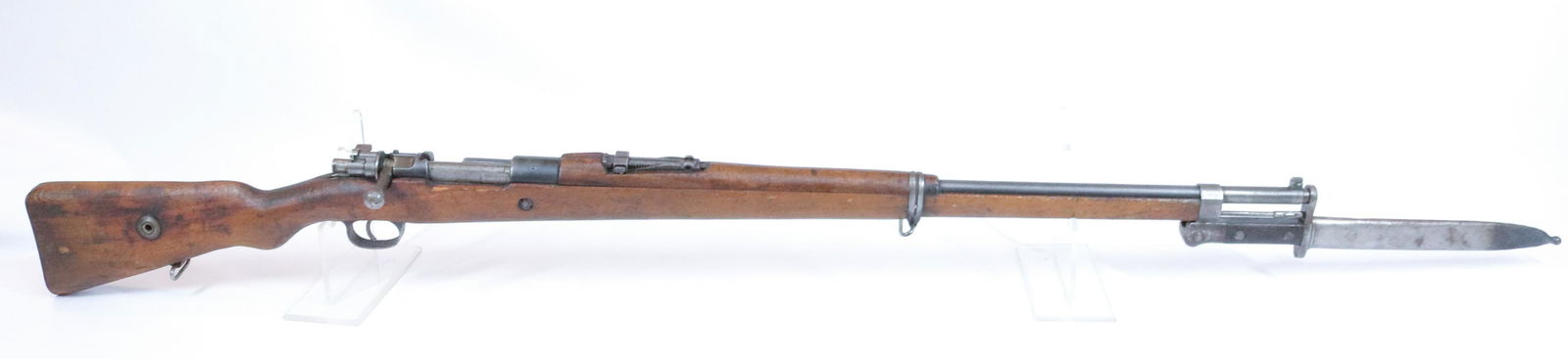 K. KALE 1945 TURKISH MAUSER: 8MM, SERIAL# 220503 WITH BAYONET (ADX SERIAL# 92347) - THIS GUN REQUIRES REGISTRATION Size: 30" BARREL Terms: Hartzell’s Auction Gallery will handle all Background Checks On-Site. Sunday April 3