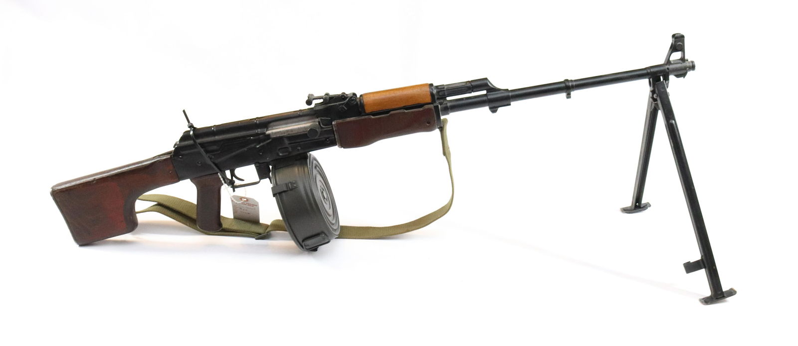 CENTURY RPK RIFLE: 7.62 X39 - SERIAL# VA2431965 WITH DRUM MAGAZINE - BY POD - THIS GUN REQUIRES REGISTRATION Terms: Hartzell’s Auction Gallery will handle all Background Checks On-Site. Sunday April 3rd from 9:00a