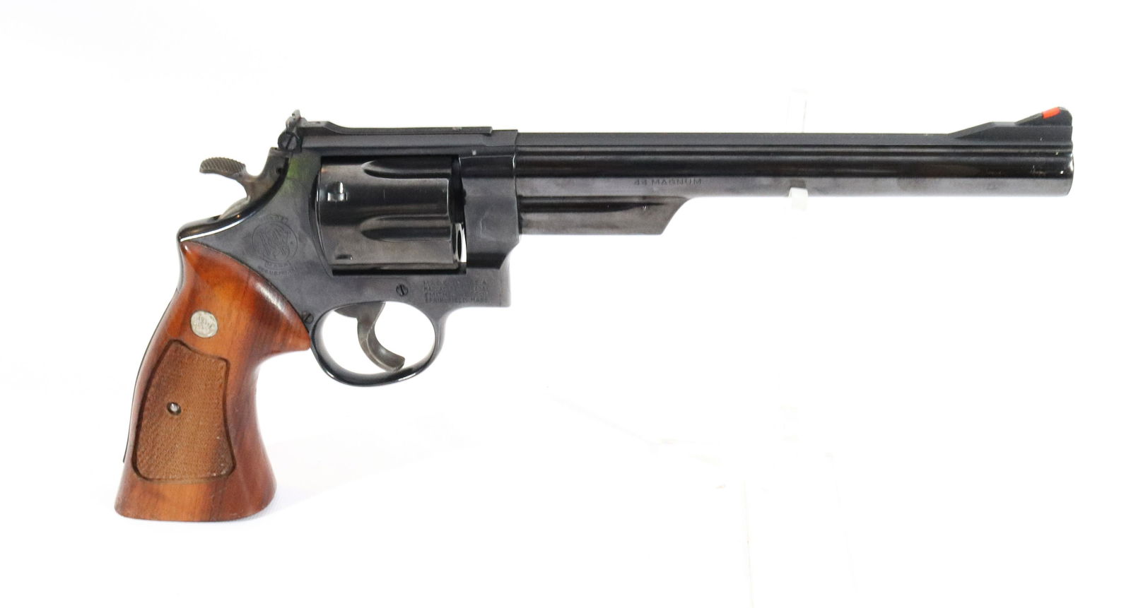 SMITH AND WESSON MODEL 29-2: .44MAG, SERIAL #N382749 - WITH CASE - THIS GUN REQUIRES REGISTRATION Size: 8" BARREL Terms: Hartzell’s Auction Gallery will handle all Background Checks On-Site. Sunday April 3rd from 9:00am til