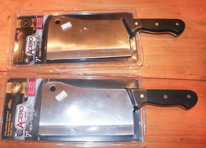 (2) ACERO MEAT CLEAVERS Apr 03, 2022 Hartzell's Auction Gallery