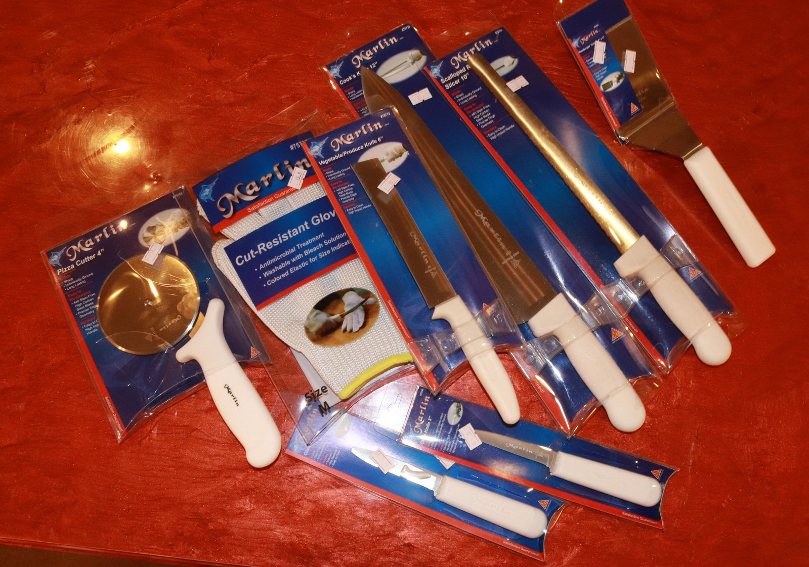 NEW MARLIN BRAND KITCHEN UTENSILS: NEW IN PACKAGE TERMS: This is an On-Site Auction. Pick-up will be from Monday April 4th – Thursday April 7th from 9:00am till 4:00pm OR BY APPOINTMENT. All Items must be paid for before pick-up 
