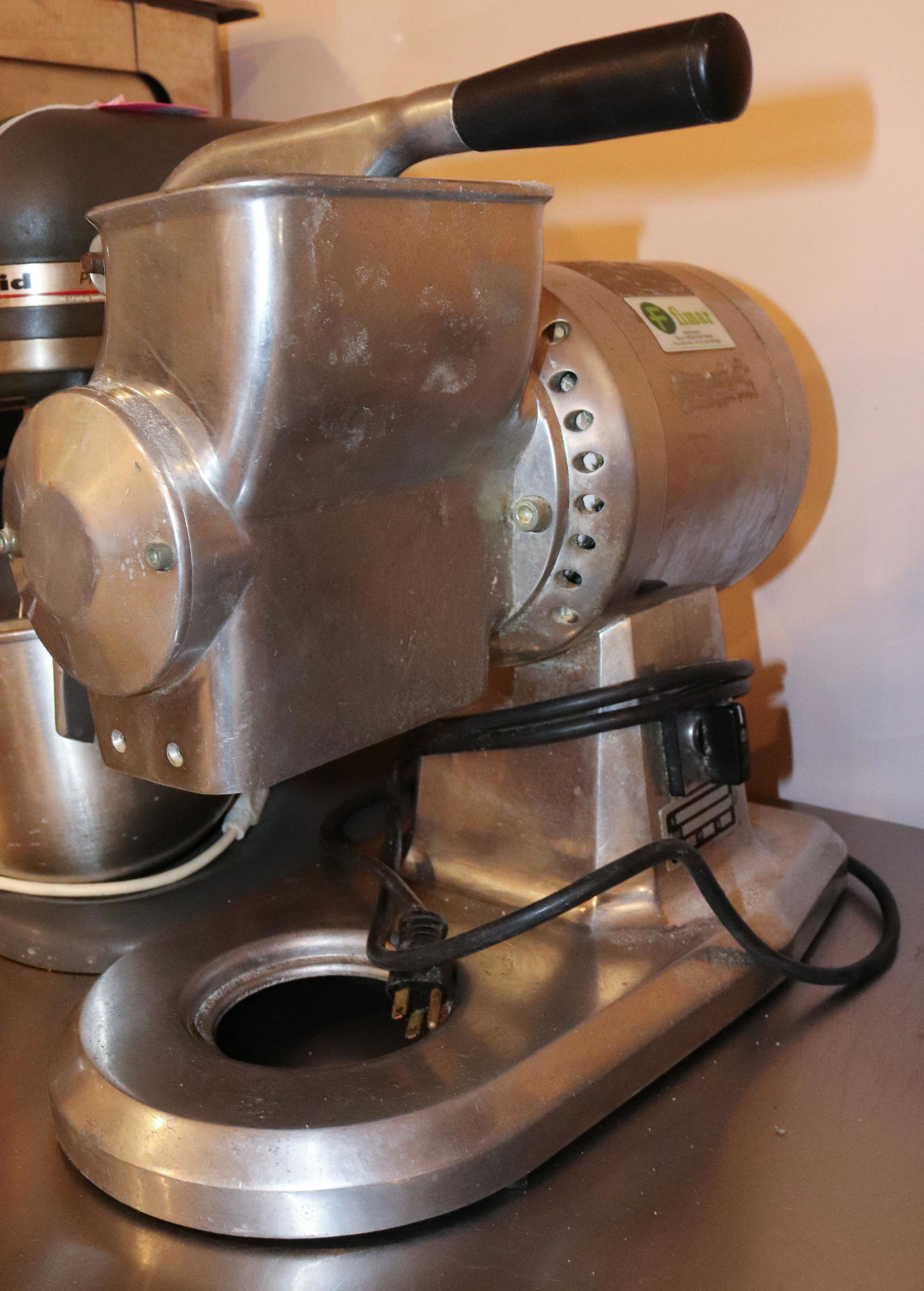 FIMAR ELECTRIC CHEESE GRATER: ALUMINUM TERMS: This is an On-Site Auction. Pick-up will be from Monday April 4th – Thursday April 7th from 9:00am till 4:00pm OR BY APPOINTMENT. All Items must be paid for before pick-up or Arr