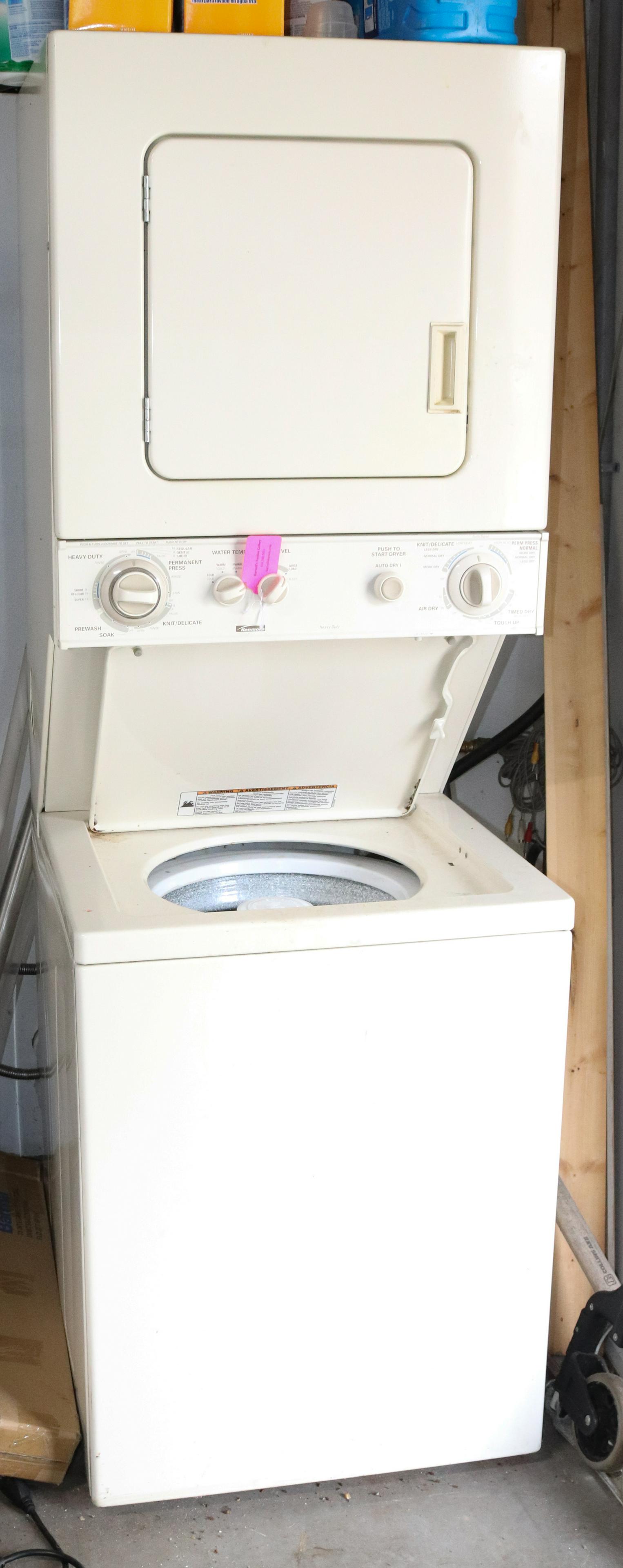 KENMORE STACK WASHER/DRYER (0344) on Apr 03, 2022 Hartzell's Auction