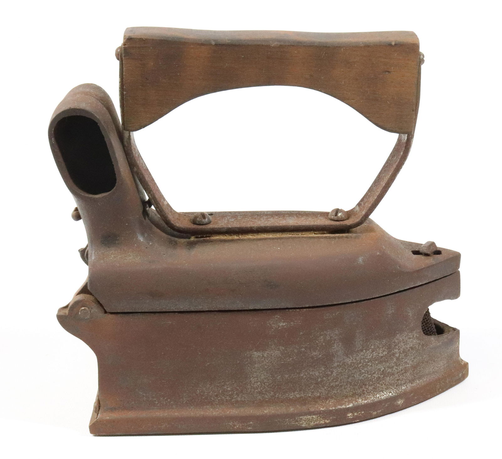 Charcoal Iron: Rear Chimney SIZE: 8 1/4"