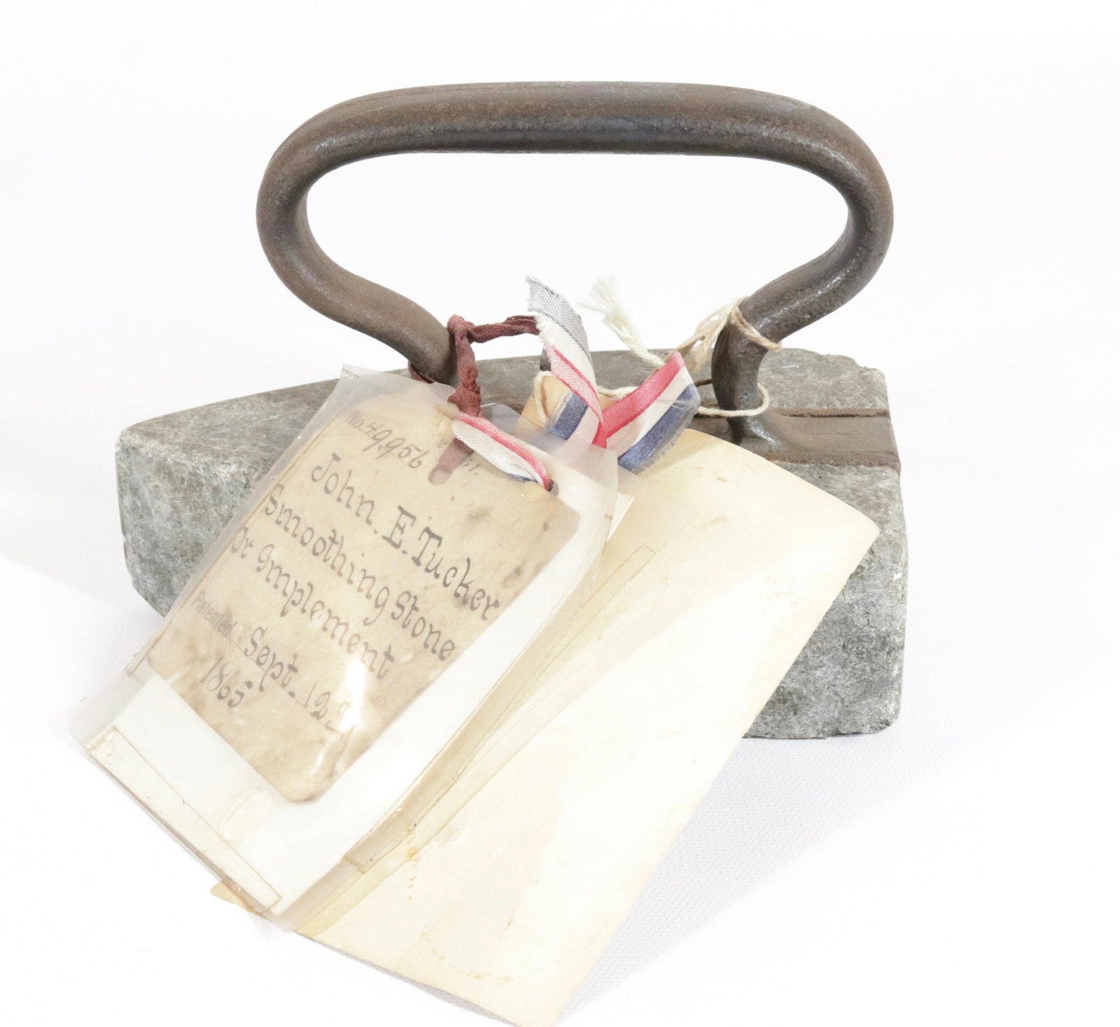 John E. Tucker Patent Model Iron (1 of 5)