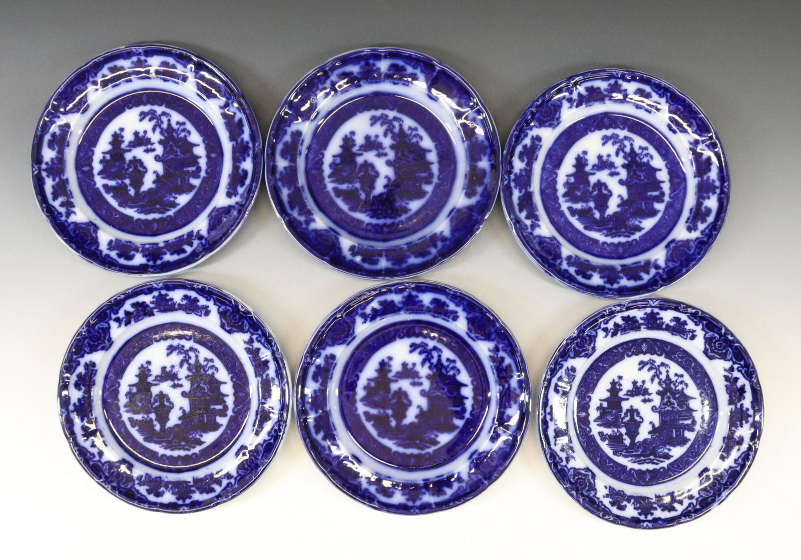 FLOW BLUE PLATES (1 of 5)