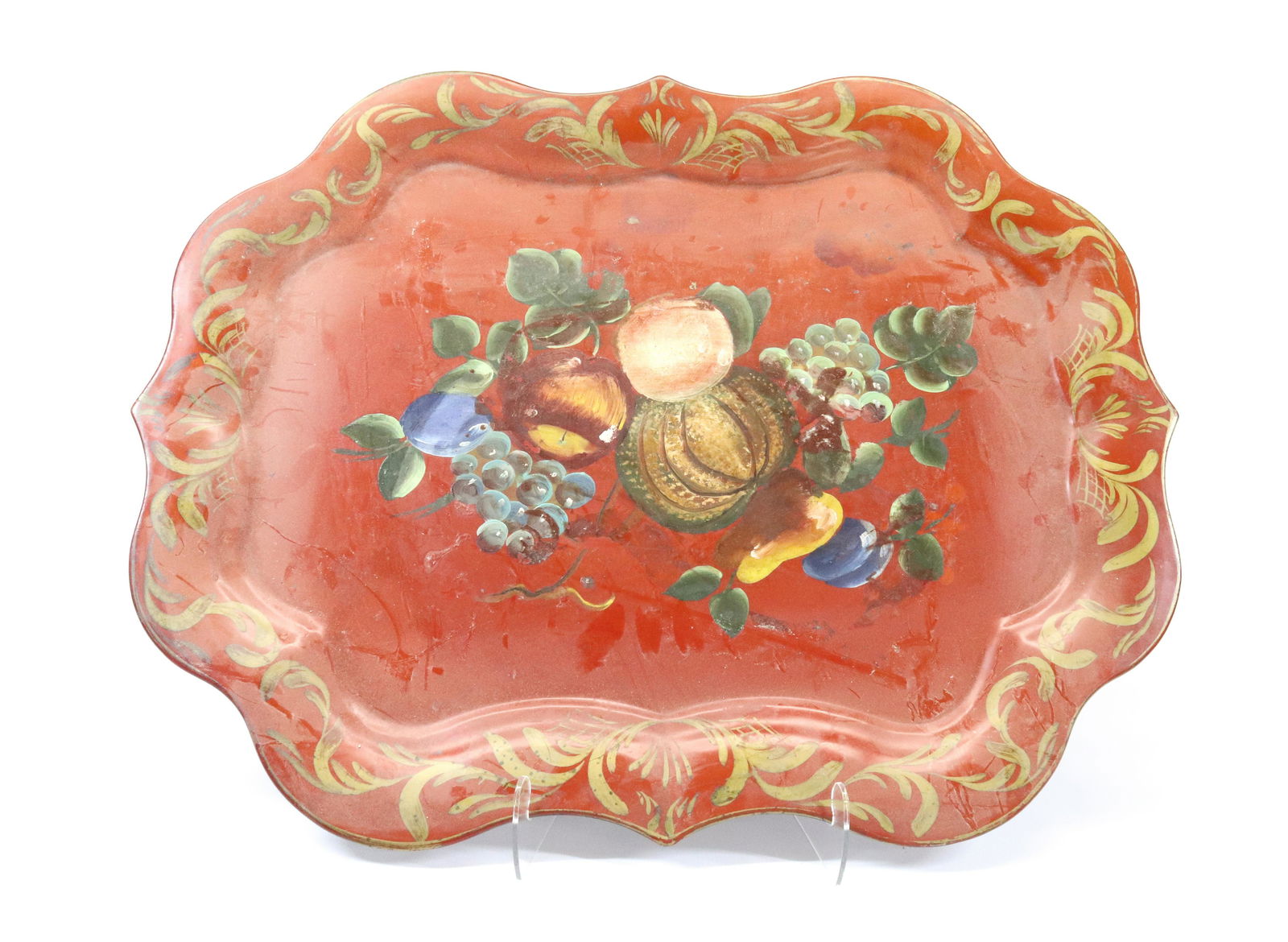 TOLEWARE PAINTED TRAY (1 of 2)