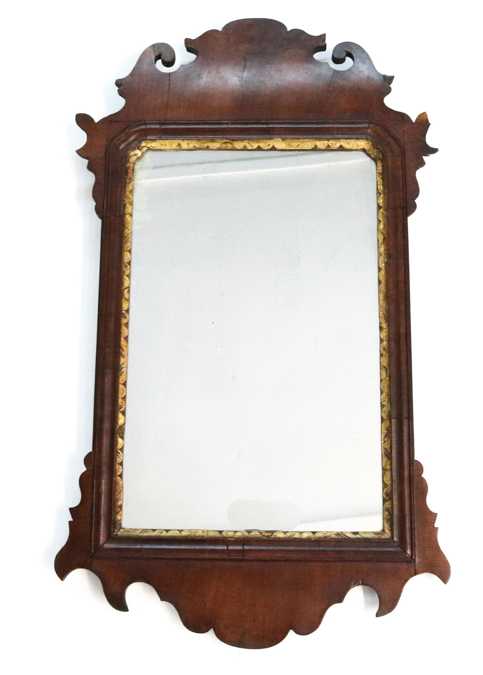 CHIPPENDALE MAHOGANY MIRROR (1 of 4)