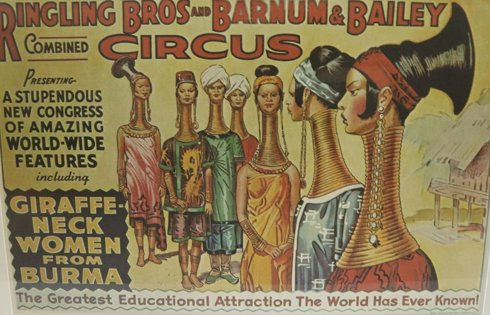 VINTAGE RINGLING BROS AND BARNUM $ BAILEY CIRCUS PRINT (1 of 3)