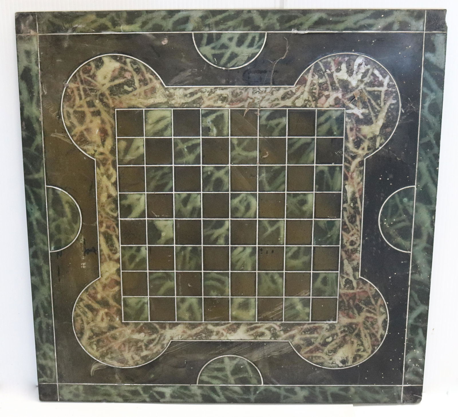 MARBLEIZED SLATE GAME BOARD (1 of 3)