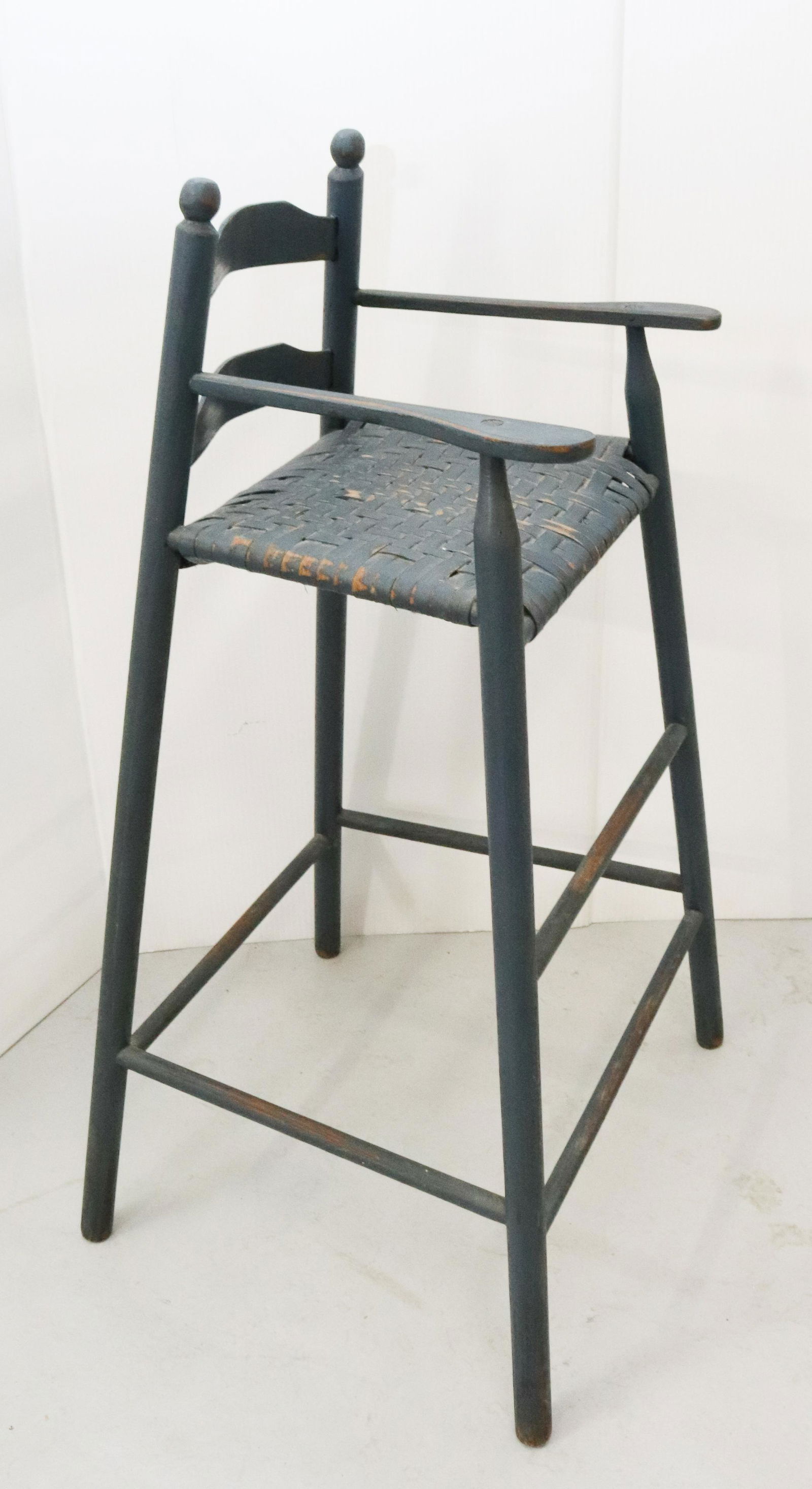 PAINT DECORATED HIGH CHAIR (1 of 3)