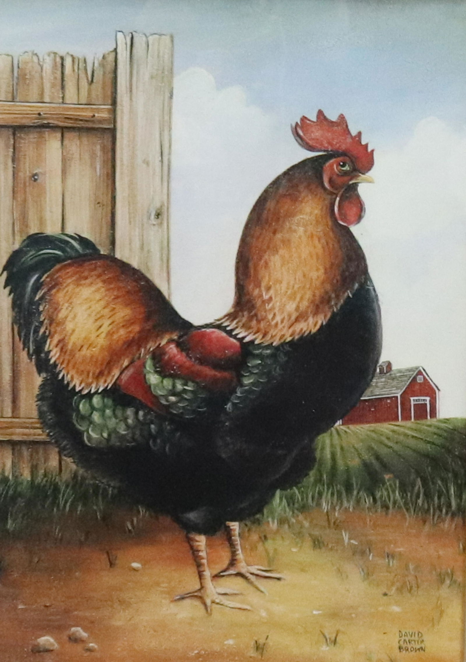 DAVID CARTER BROWN ROOSTER PRINT (1 of 3)