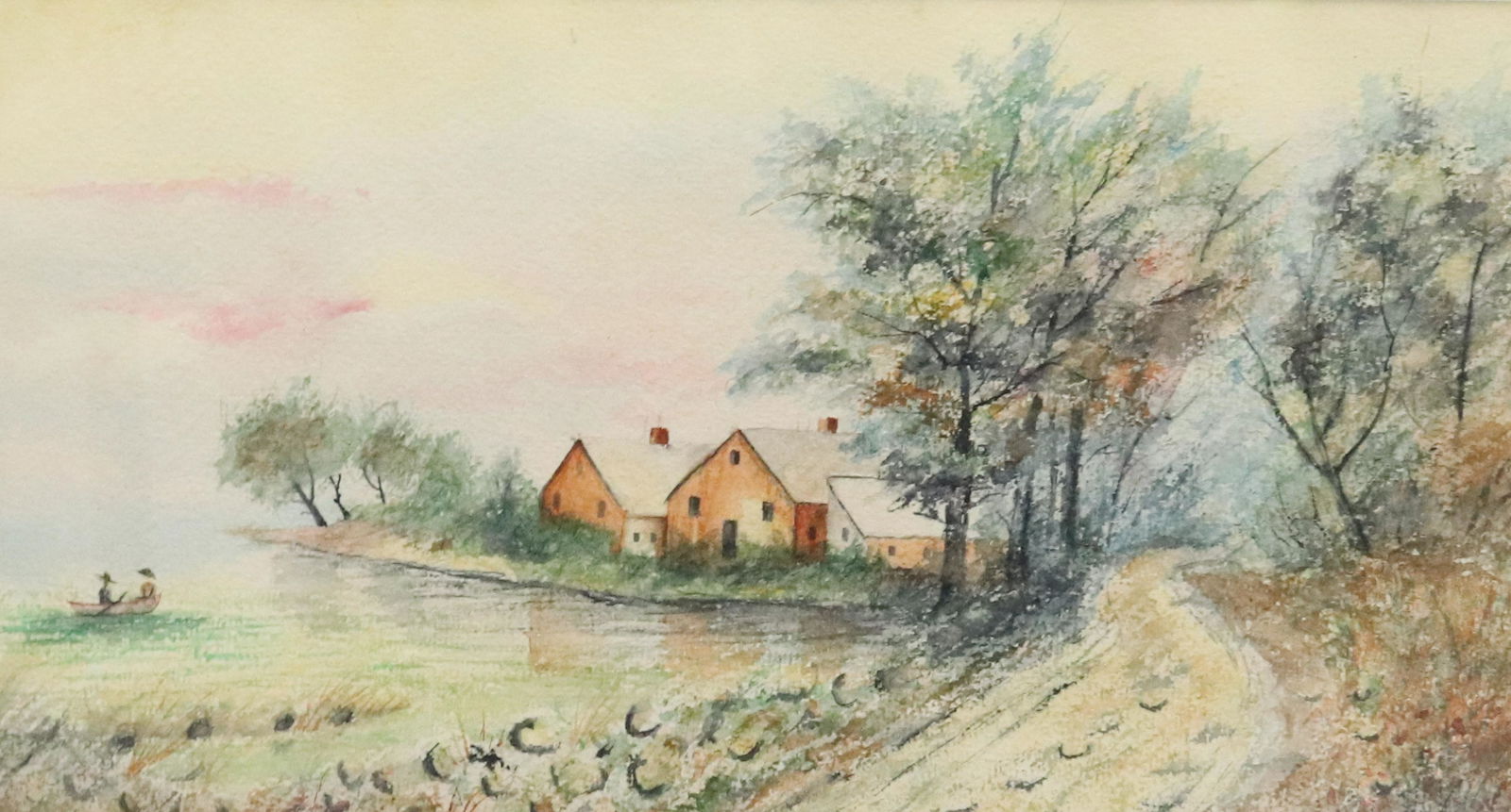 EARLY 20TH CENTURY WATERCOLOR (1 of 3)