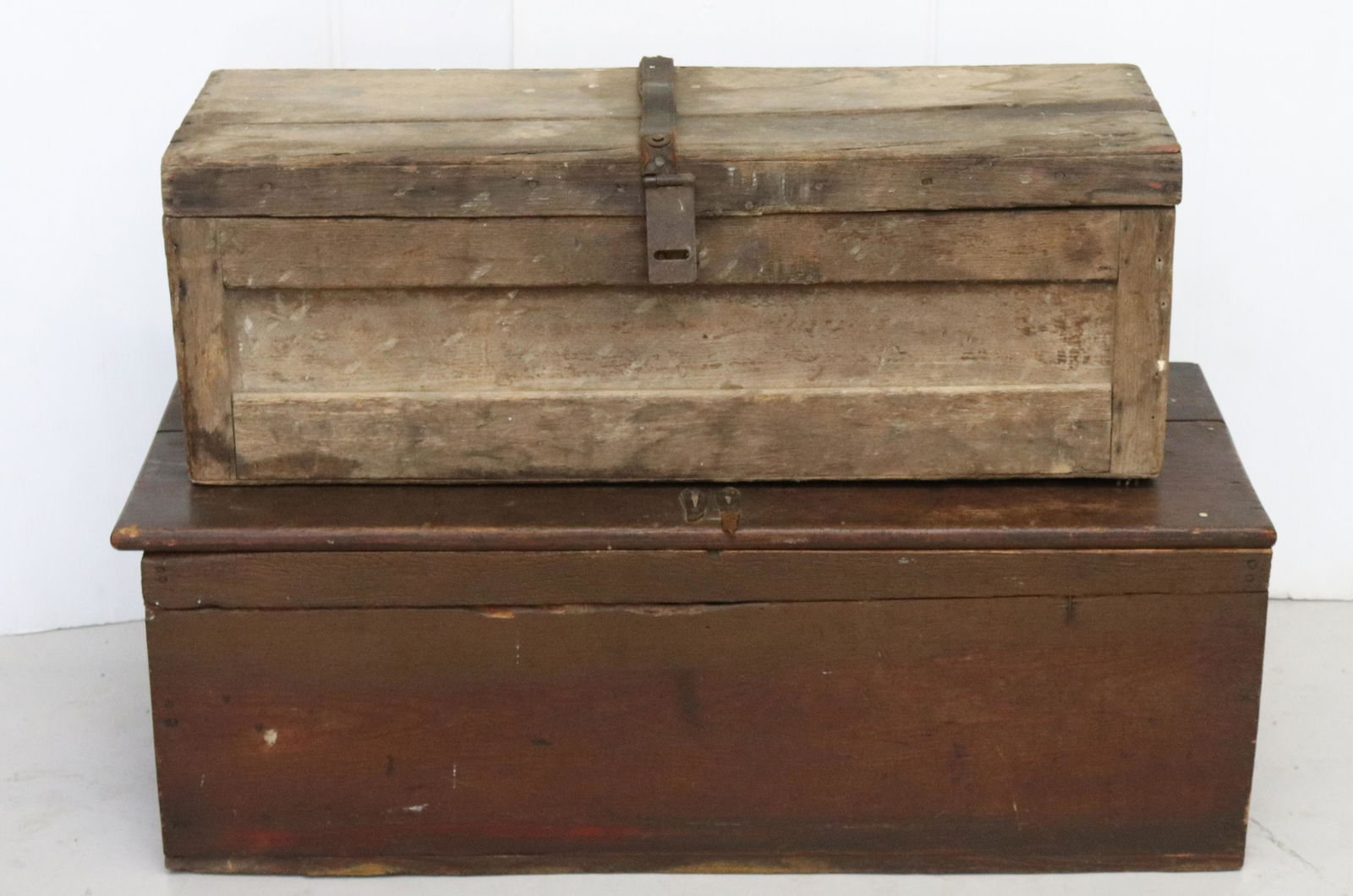 (2) WOODEN TOOL BOXES (1 of 5)