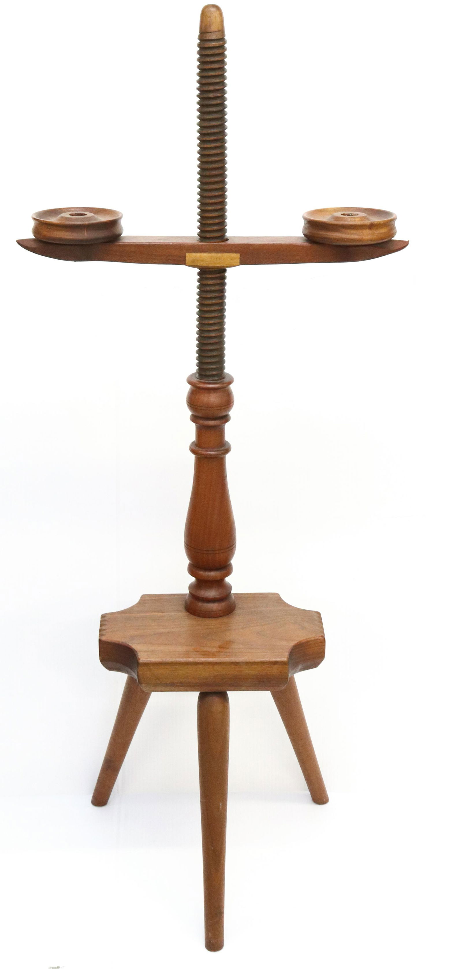 ADJUSTABLE WOODEN CANDLE STAND (1 of 3)