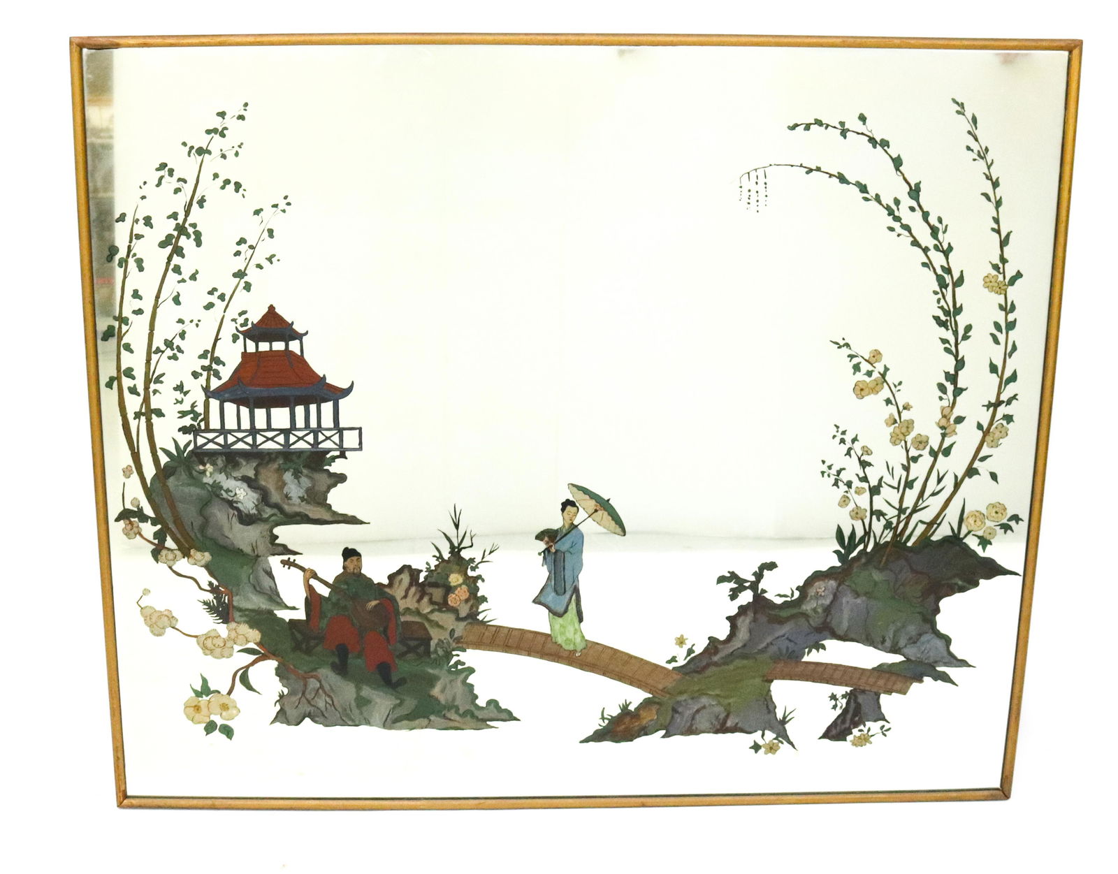 DECORATIVE ASIAN MIRROR (1 of 4)
