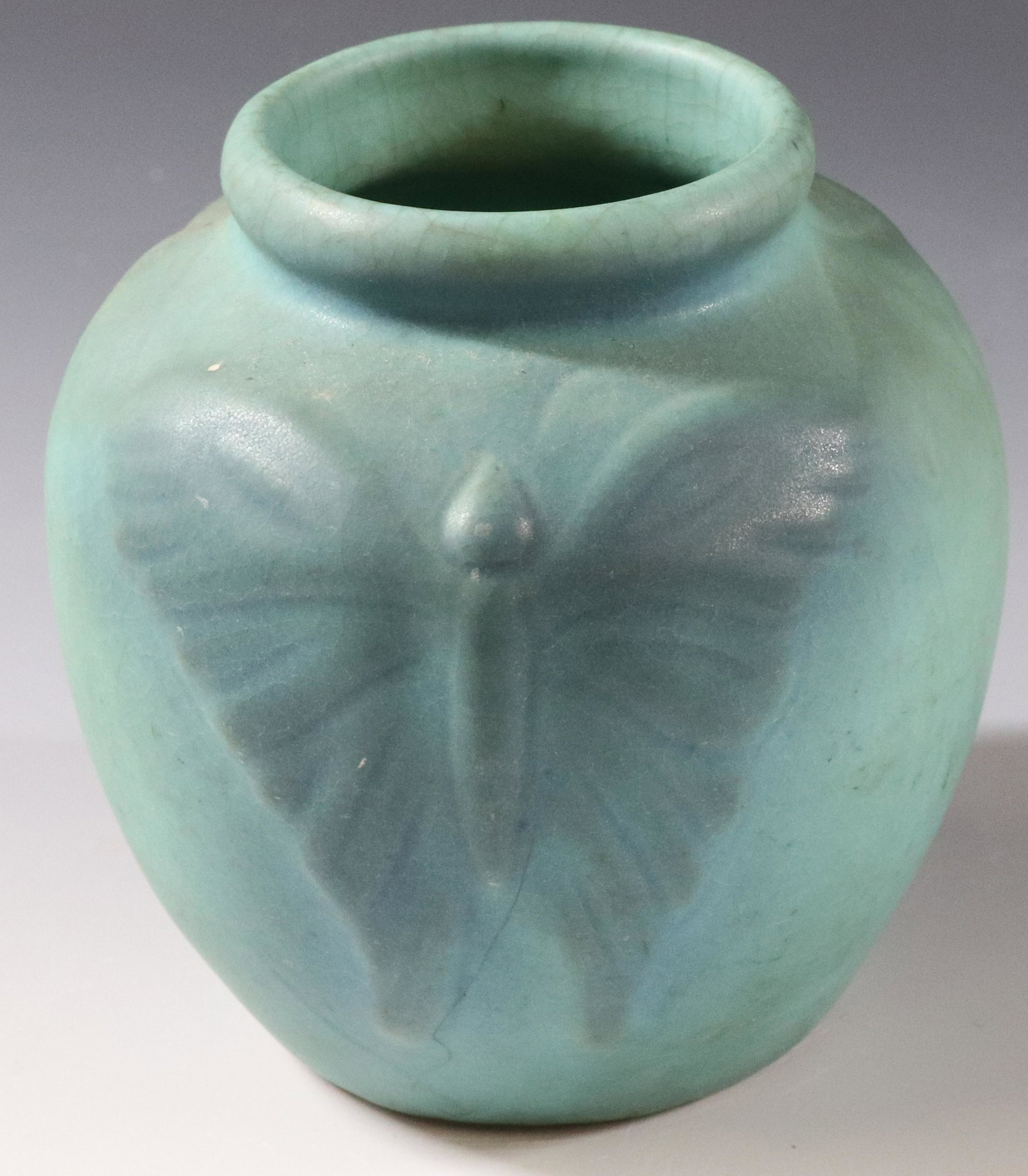 VAN BRIGGLE ART POTTERY VASE (1 of 3)