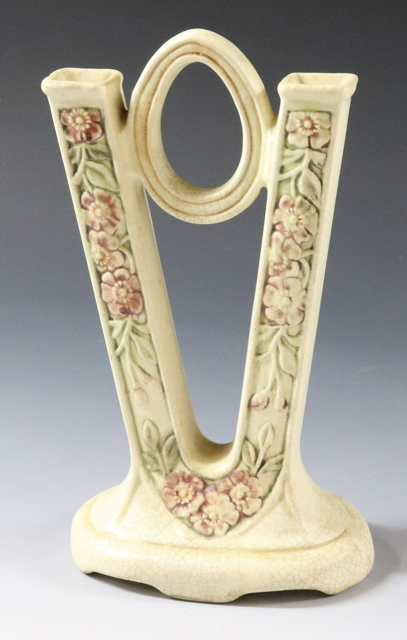 WELLER DOUBLE BUD VASE (1 of 3)