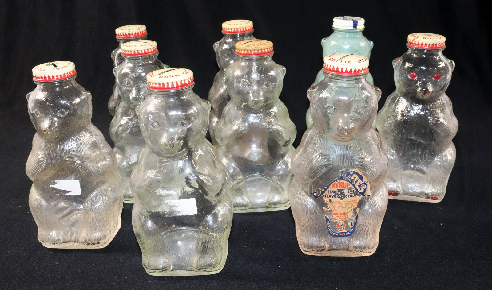 SNOW CREST BEAR BOTTLE BANK LOT (1 of 1)