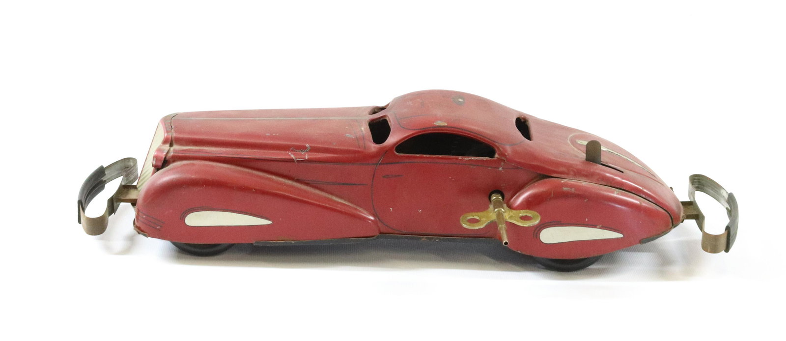 MARX BUMPER CAR TIN WINDUP REVERSIBLE COUPE (1 of 5)