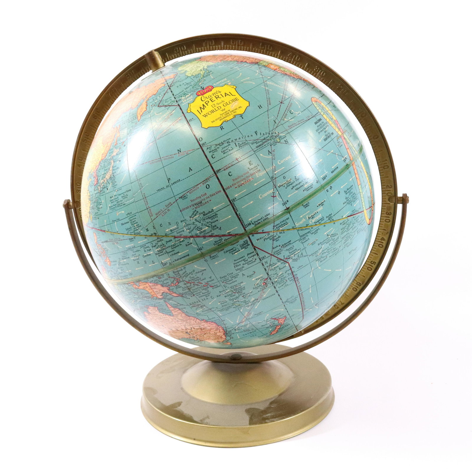CRAM'S IMPERIAL WORLD GLOBE (1 of 2)