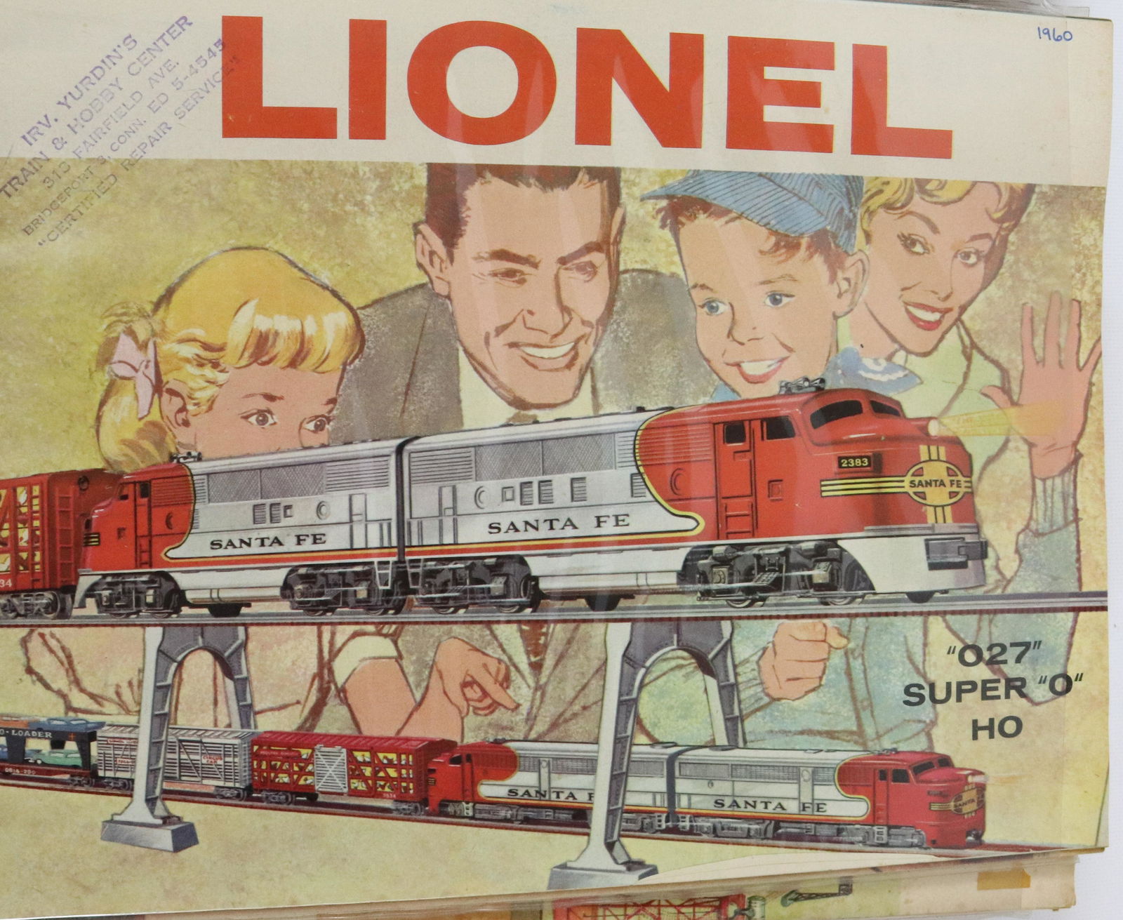 BINDER OF LIONEL TRAIN CATALOGS (1 of 8)