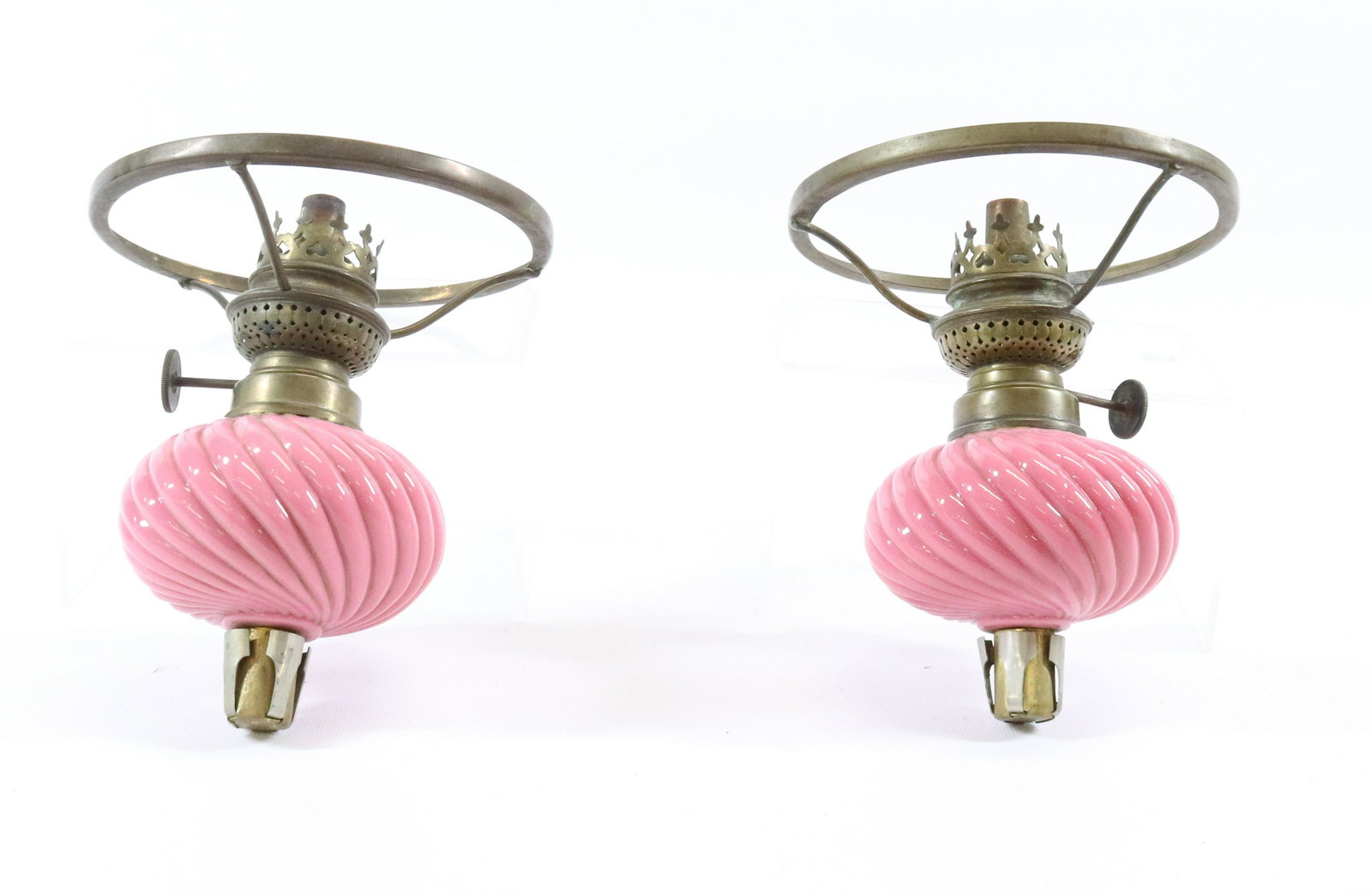 PAIR OF ZIMMERMAN & CO. KEROSENE LIGHT INSERTS (1 of 4)
