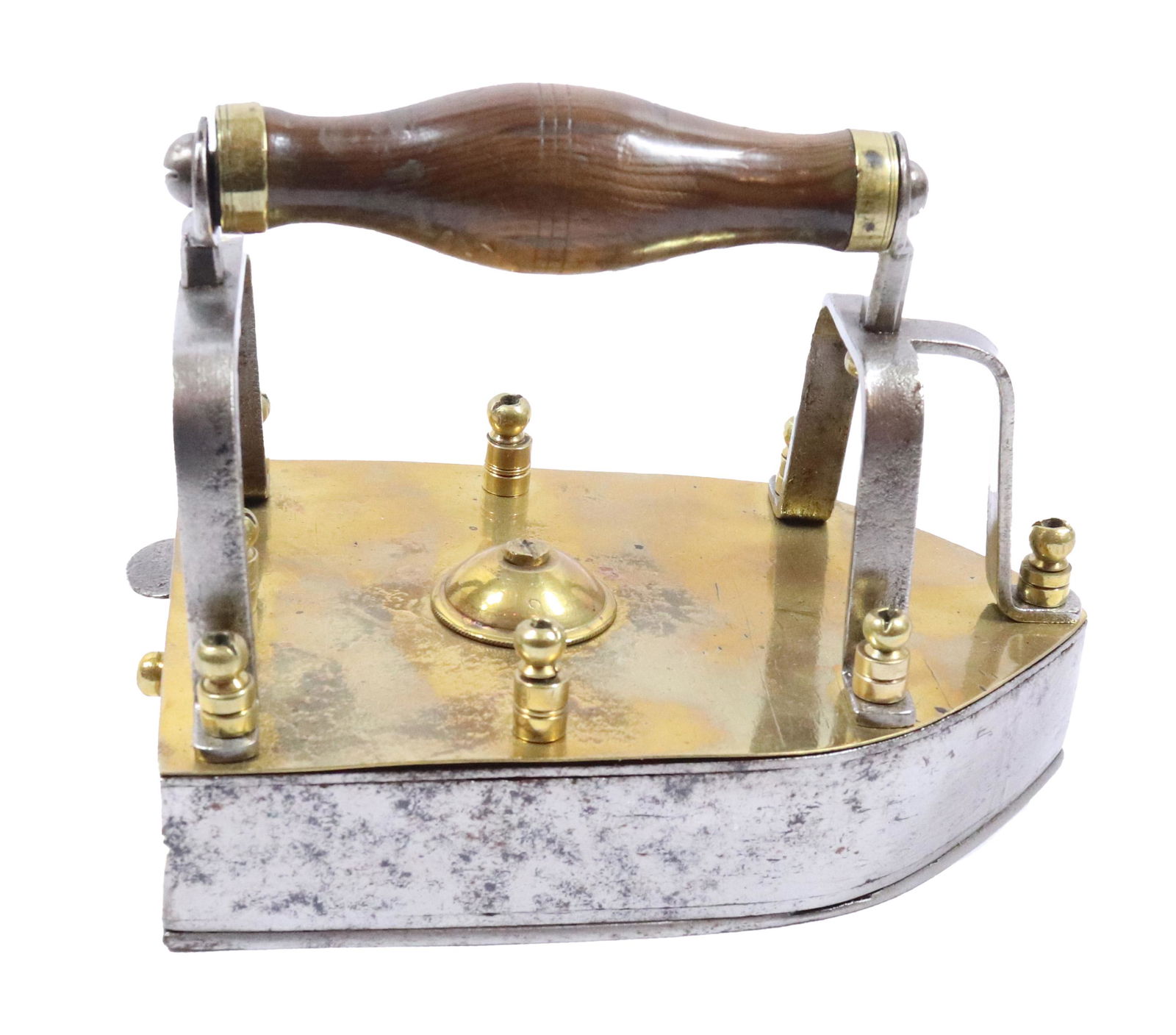 19TH C. FANCY FRENCH BOX IRON (1 of 4)