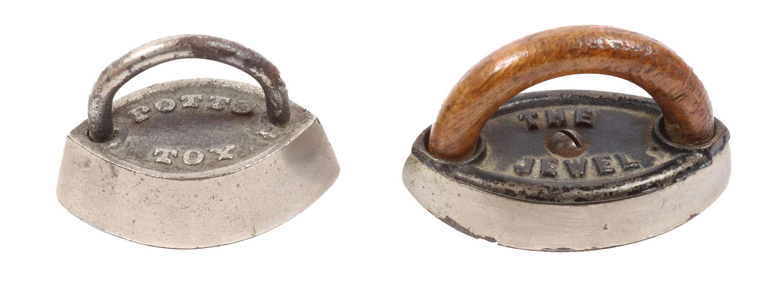 PAIR OF TOY SAD IRONS (1 of 3)
