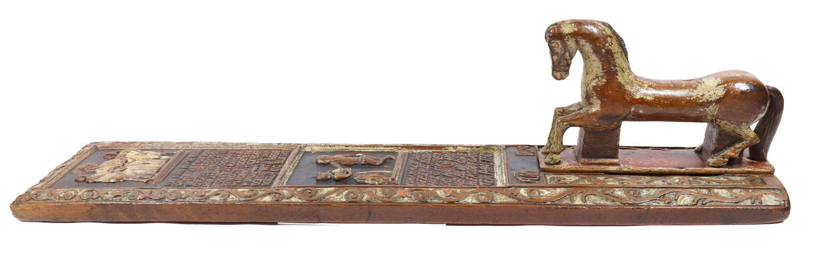 CARVED DANISH MANGLE BOARD DATED 1800 (1 of 7)