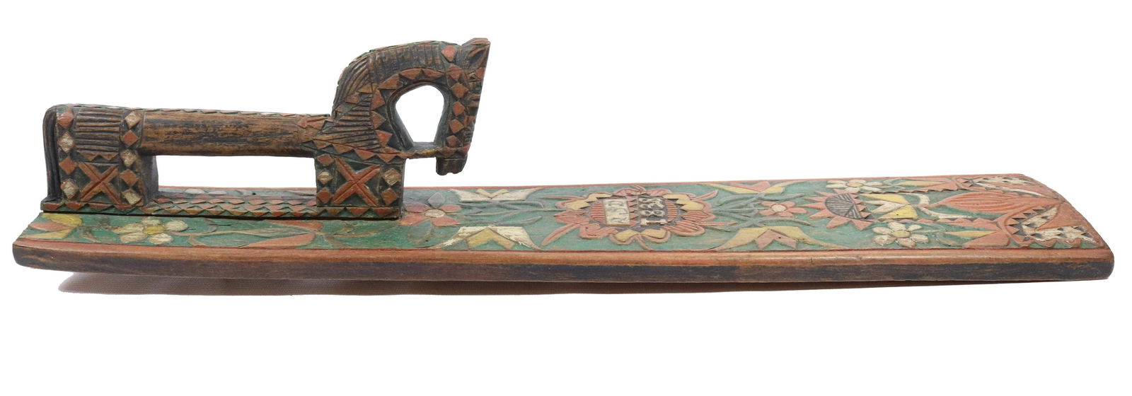 19TH C. CARVED DANISH MANGLE BOARD (1 of 5)