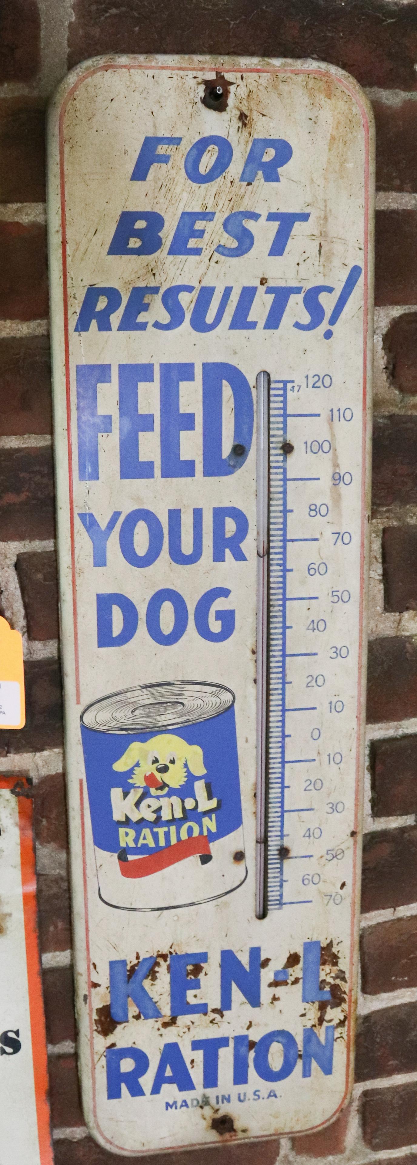 KEN-L-RATION ADVERTISING THERMOMETER (1 of 1)