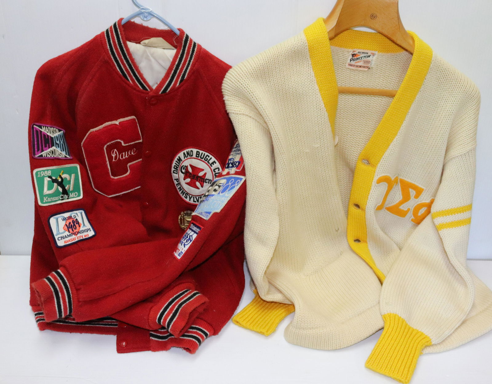 VINTAGE PRINCETON CARDIGAN AND BAND JACKET (1 of 6)