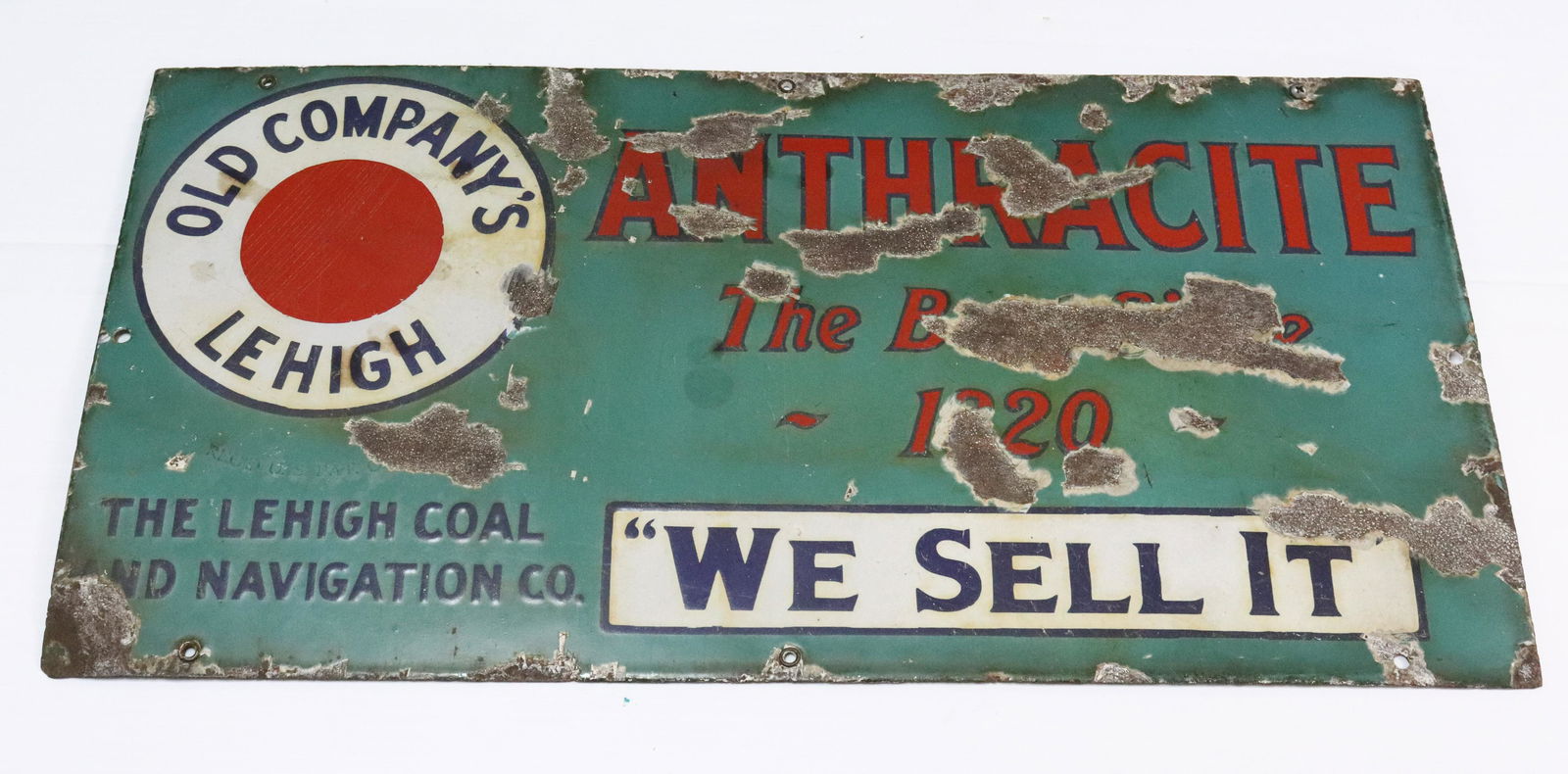 OLD COMPANY'S LEHIGH COAL SIGN (1 of 2)