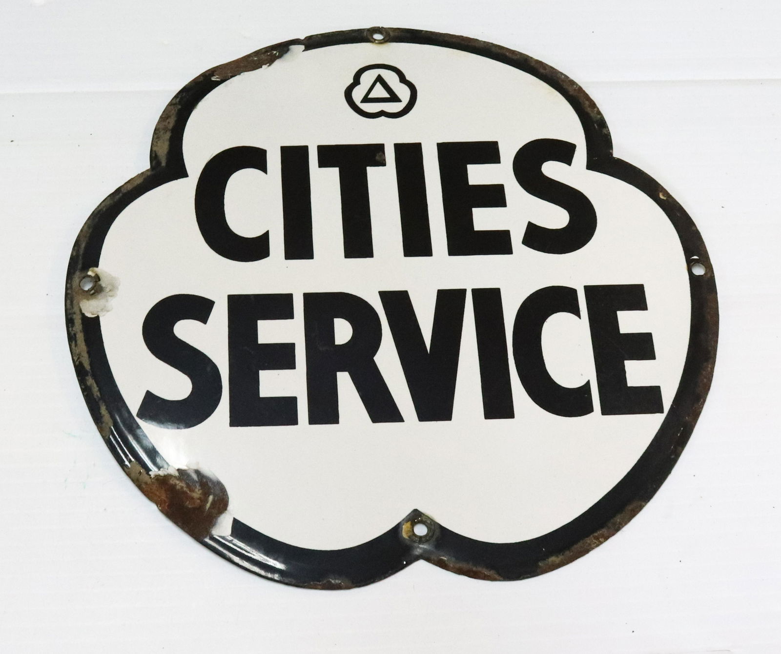 PORCELAIN "CITIES SERVICE" SIGN (1 of 2)