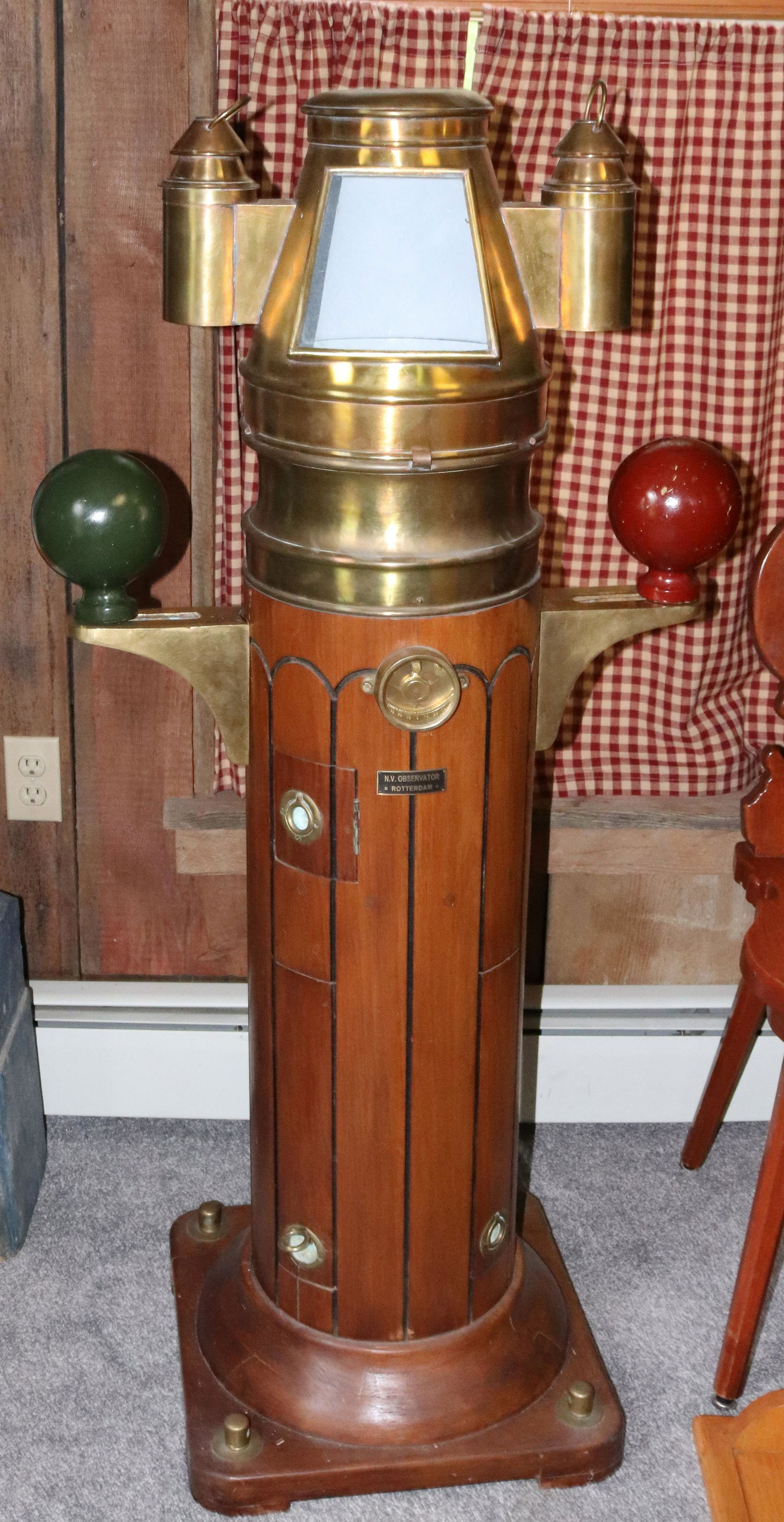 SHIP'S BINNACLE COMPASS (1 of 3)