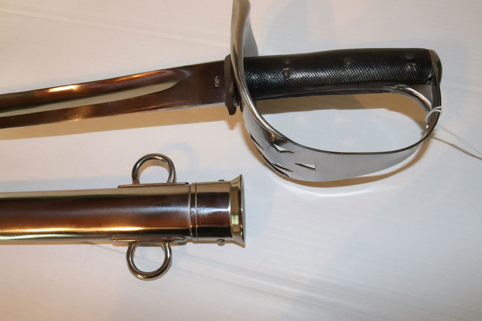 POLISHED SWORD WITH SCABBARD (1 of 3)