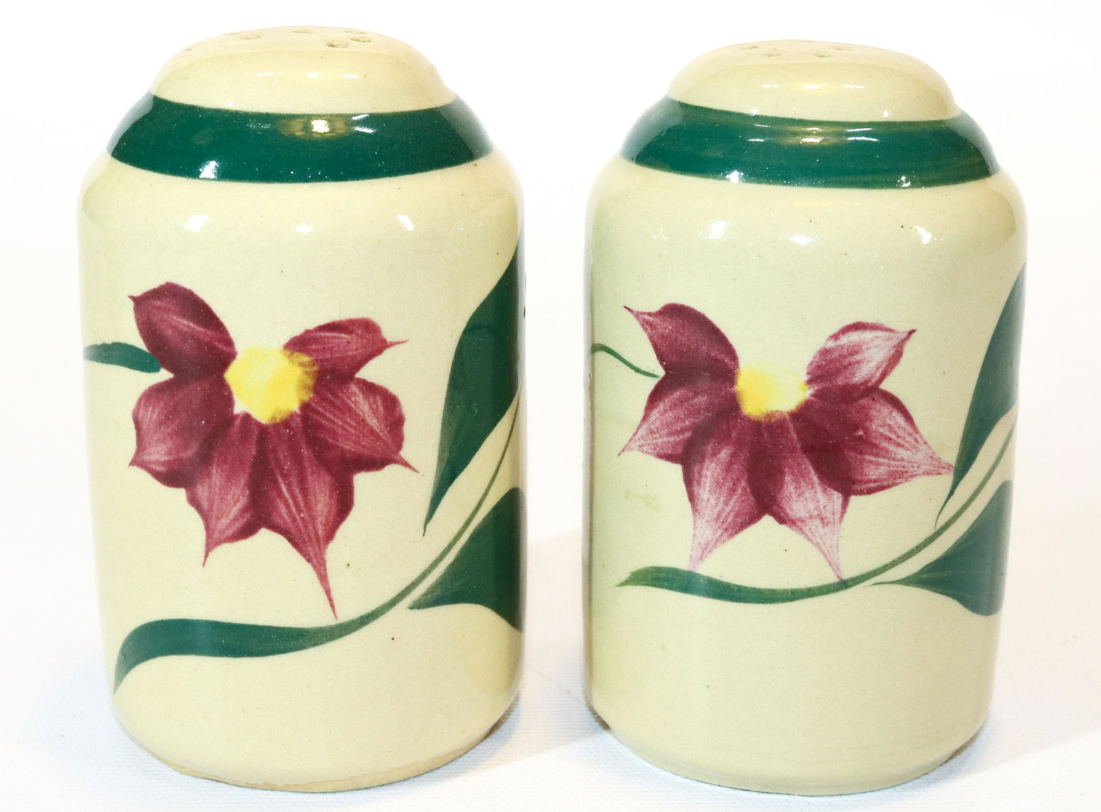 (2) WATT WARE CHERRY SHAKERS (1 of 5)