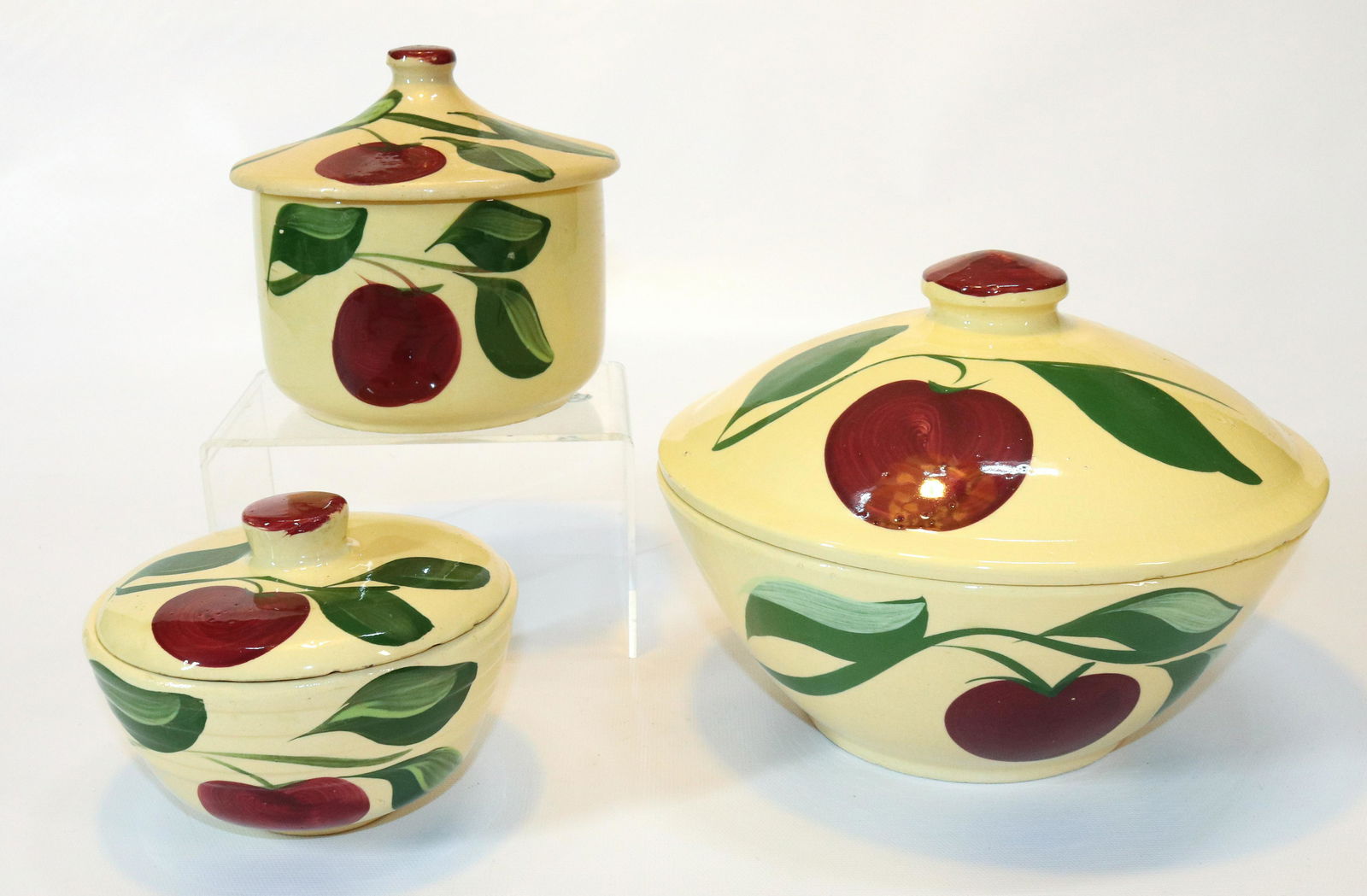 WATT WARE POTTERY BAKERS AND GREASE JAR (1 of 4)