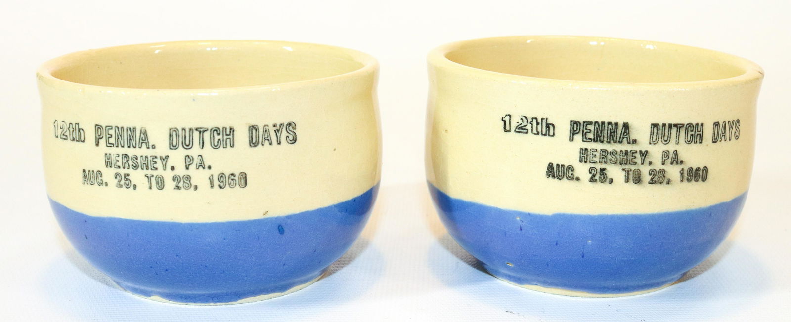 (2) WATT WARE POTTERY ADVERTISING BOWLS (1 of 3)