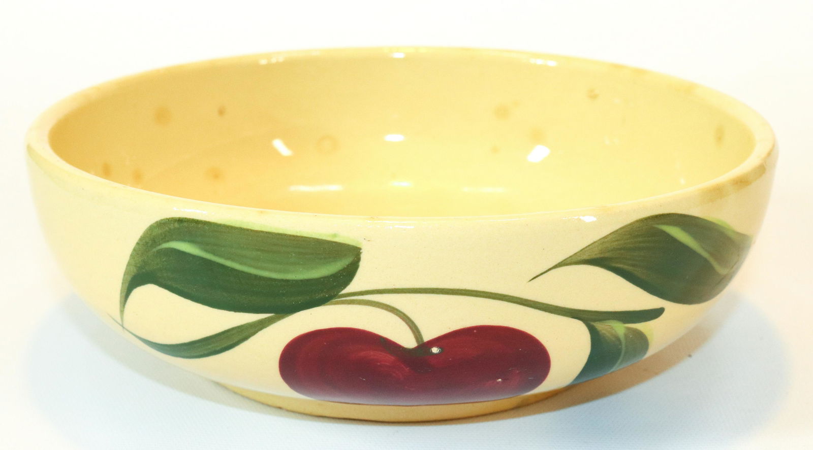 WATT WARE POTTERY ADVERTISING BOWL (1 of 3)