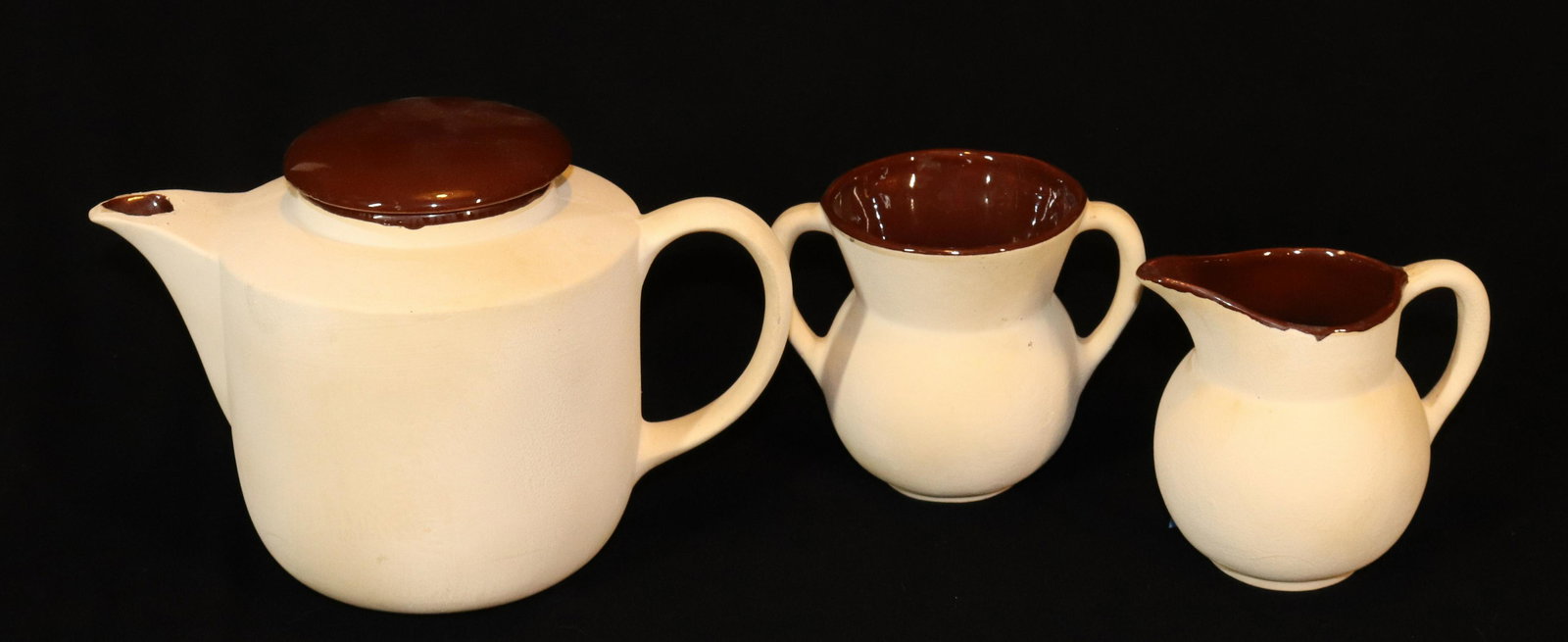 WATT WARE COFFEE POT/SUGAR/CREAMER (1 of 6)