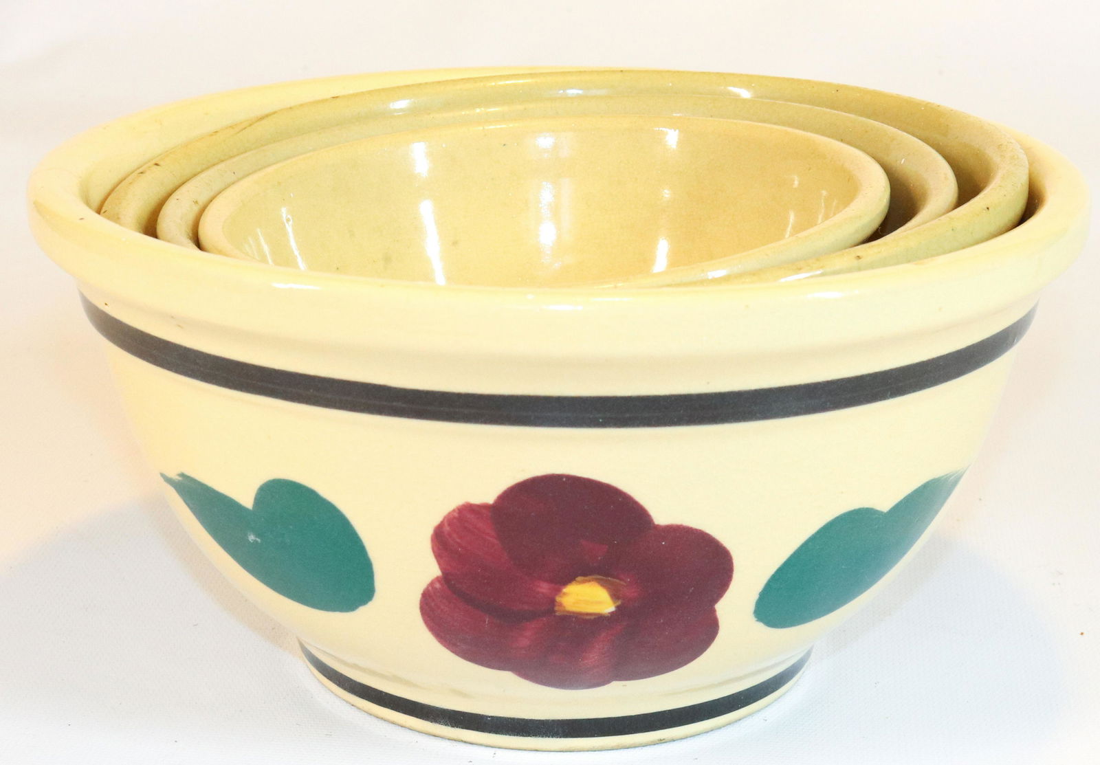 (4) WATT WARE MIXING BOWLS (1 of 7)