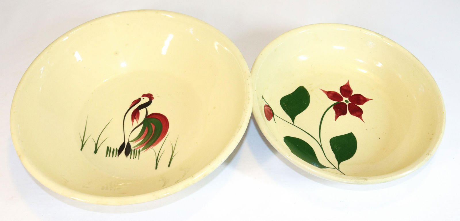 (2) WATT WARE POTTERY BOWLS (1 of 4)