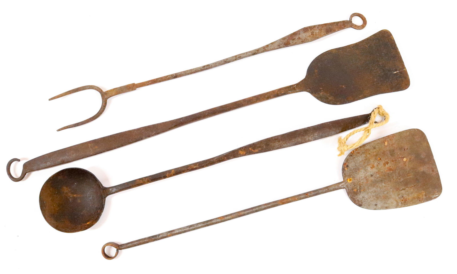 LOT OF WROUGHT IRON UTENSILS (1 of 2)