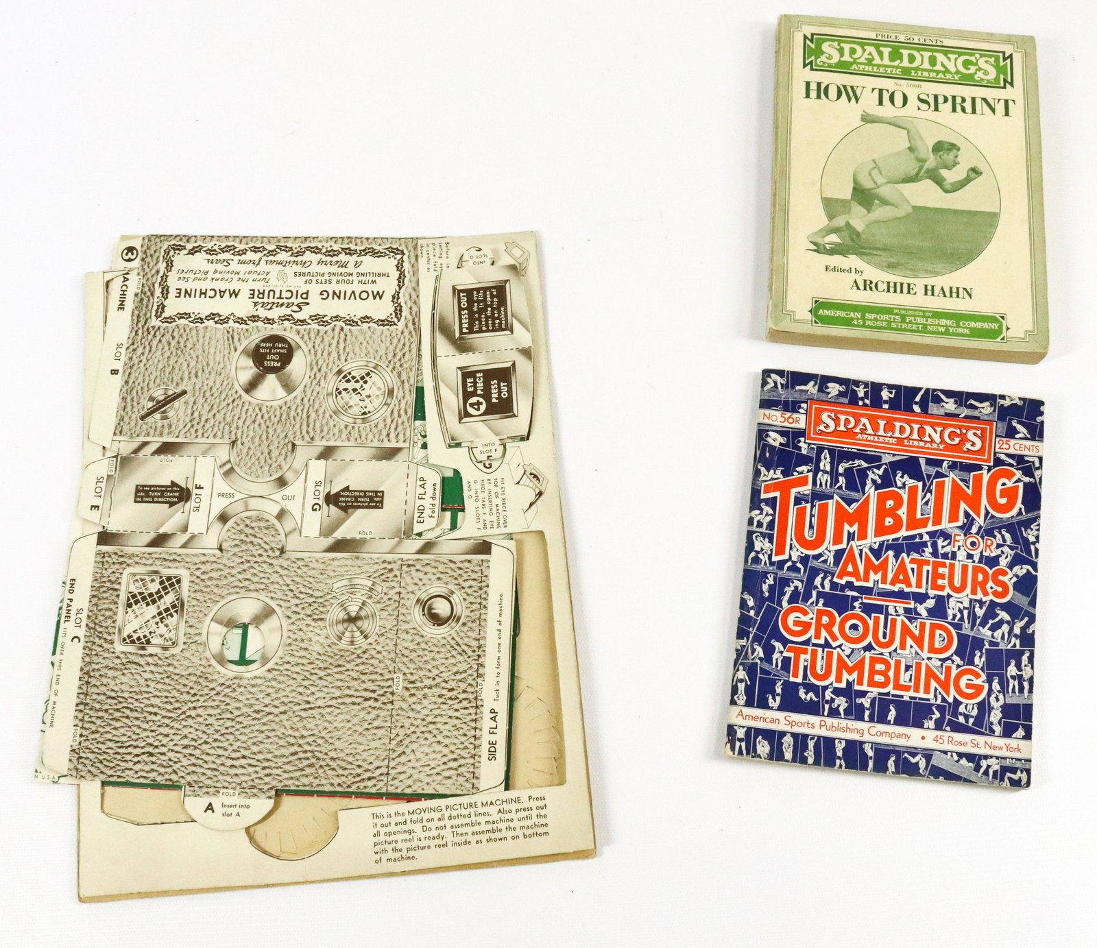 VINTAGE SPAULDING'S BOOKS AND PICTURE MACHINE (1 of 3)